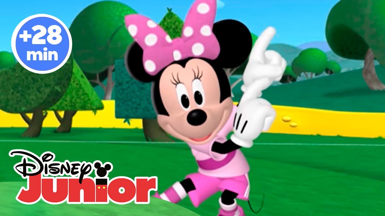 LA CASA DE MICKEY MOUSE: ¡Haz un poco de Mickey Ejercicio! 🏀🎾 | RECOPILACIÓN | @DisneyJuniorES