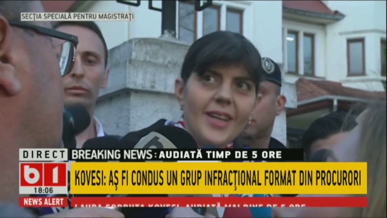 KOVESI, LIVE, DUPA AUDIERI: SUNT NEVINOVATA. AM FOST CITATA PENTRU UN DOSAR SI M-AM TREZIT CU ALTUL