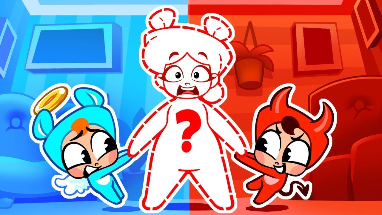 Where Is My Real Mommy ❓👩🏻&zwj;🦰 Demon or Angel Mom 👩🏻&zwj;🦱 Funny Cartoons for Kids & Nursery Rhymes