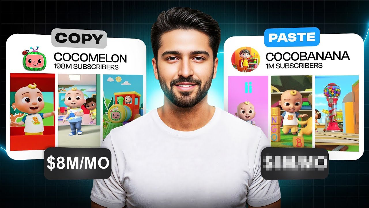 I Copied CocoMelon $8M/Month Channel Using AI (Full Course)