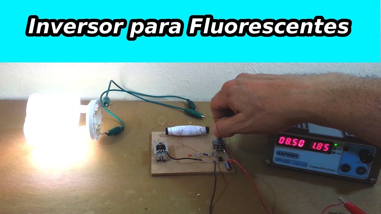 Recicla Lámparas Fluorescentes Quemadas con este Inversor