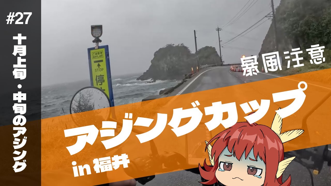 悪天候で大苦戦！アジングカップin福井に参加#272 #27 釣行録 - 10/1～10/20【アジング】