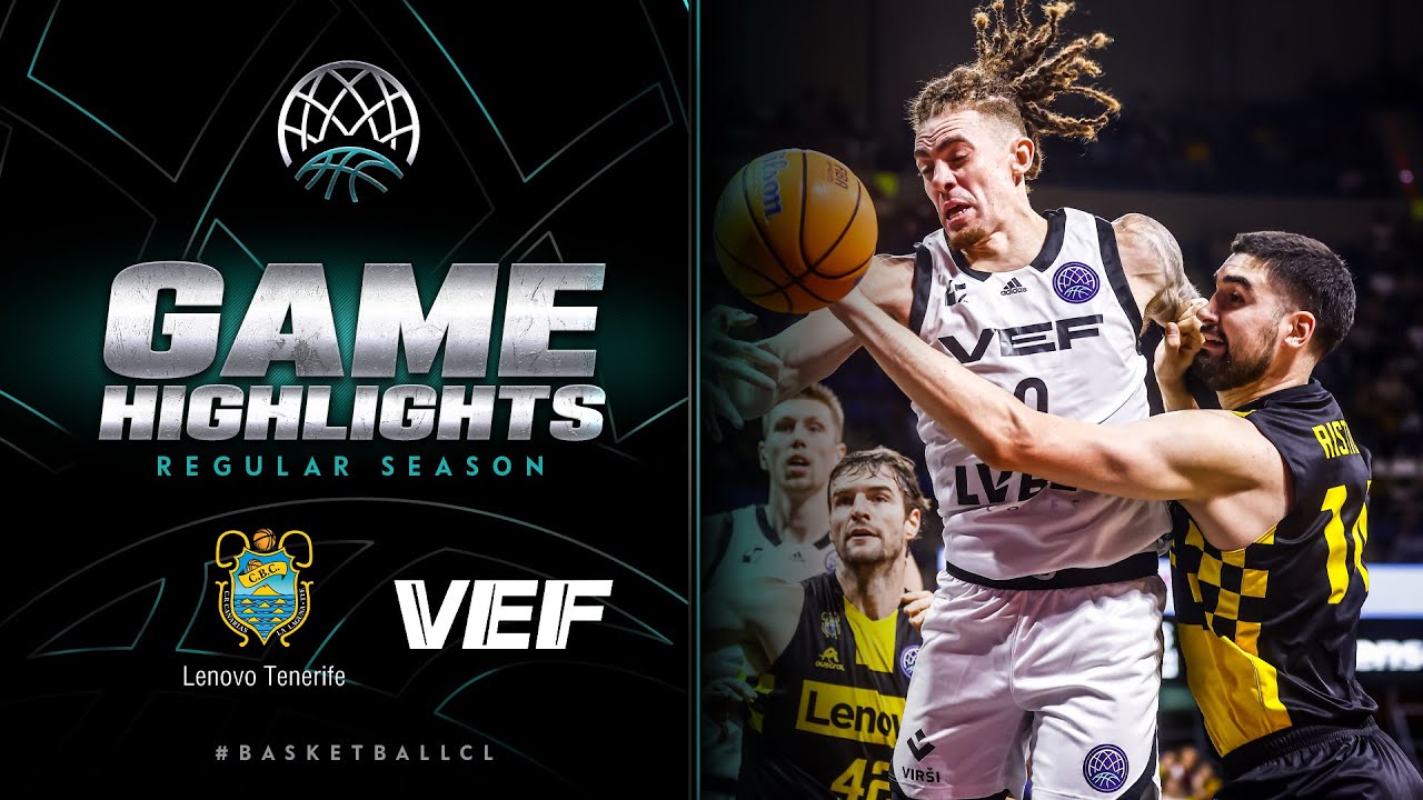 Lenovo Tenerife v VEF Riga | Gameday 3 | Highlights | #BasketballCL 2023-24