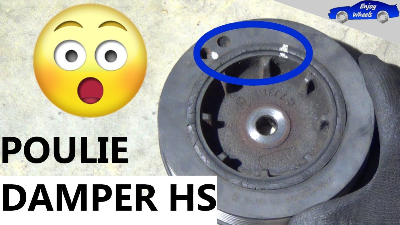 POURQUOI et COMMENT remplacer la POULIE DAMPER ( de vilebrequin ) sur les moteur Renault 1.9D F8Q ?