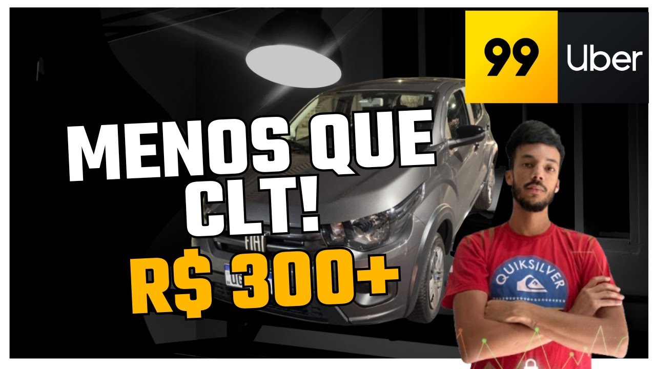 Menos que um CLT: minha rotina real na Uber é 99