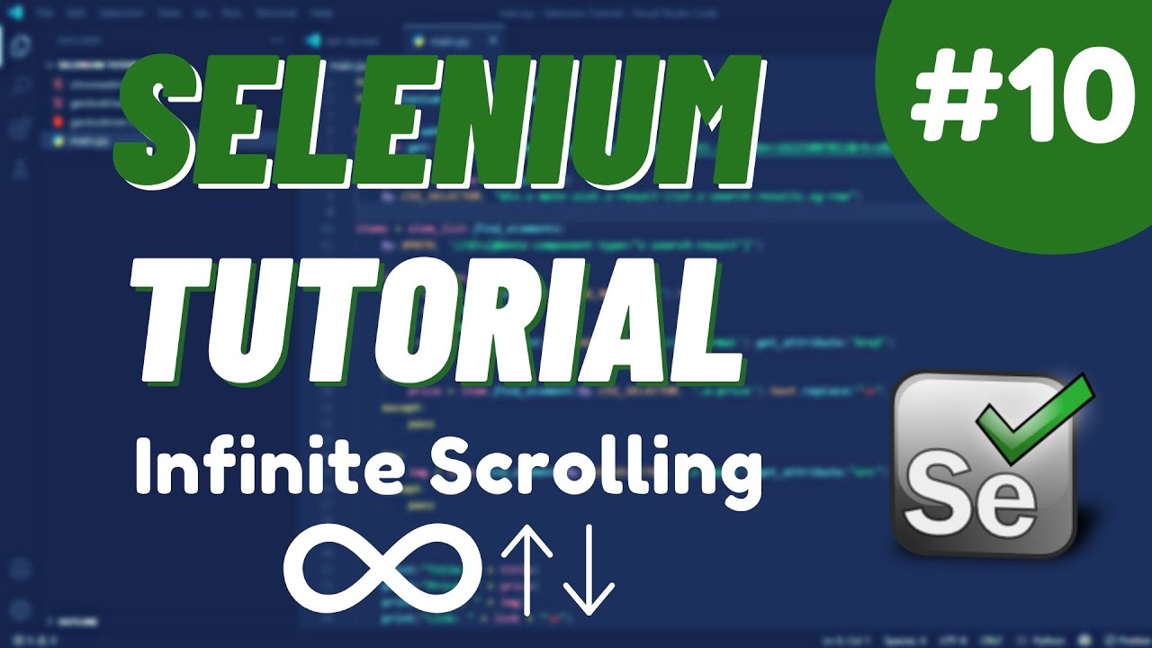 Python Selenium Tutorial #10 - Scrape Websites with Infinite Scrolling
