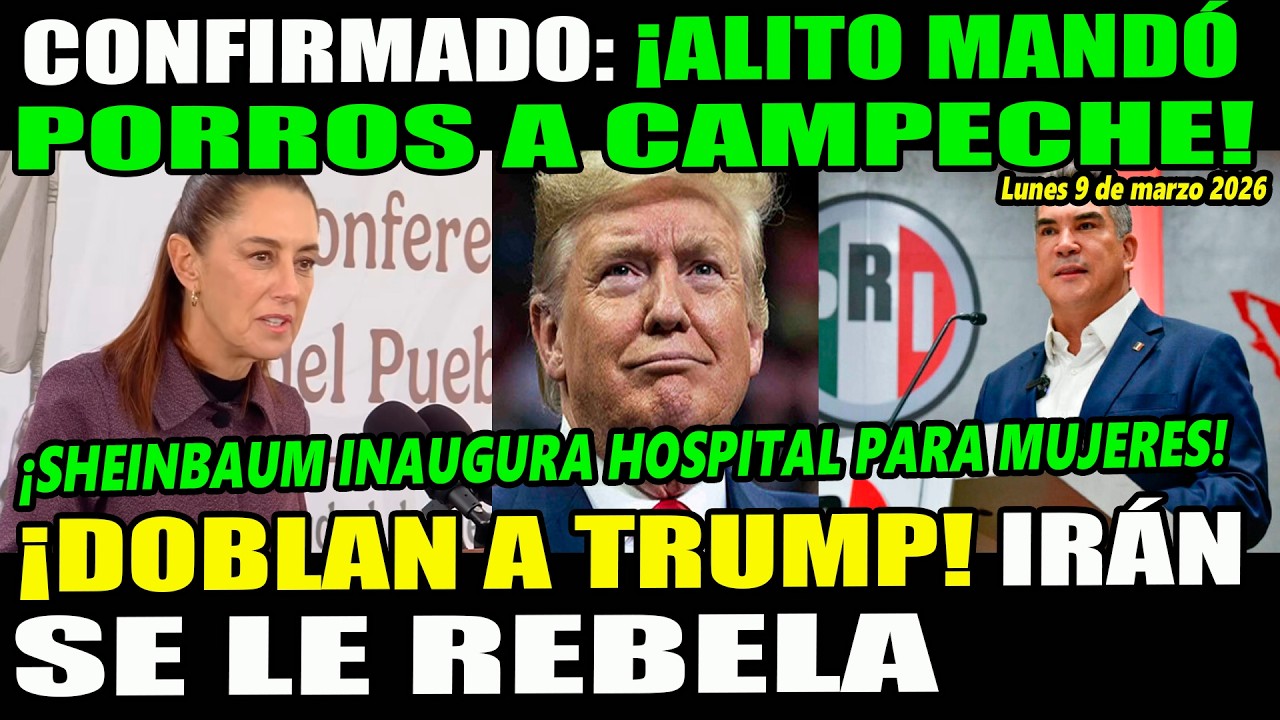 ¡Sheinbaum lo reveló! Alito mandó porros a Campeche ¡Doblan a Trump! EU en crisis
