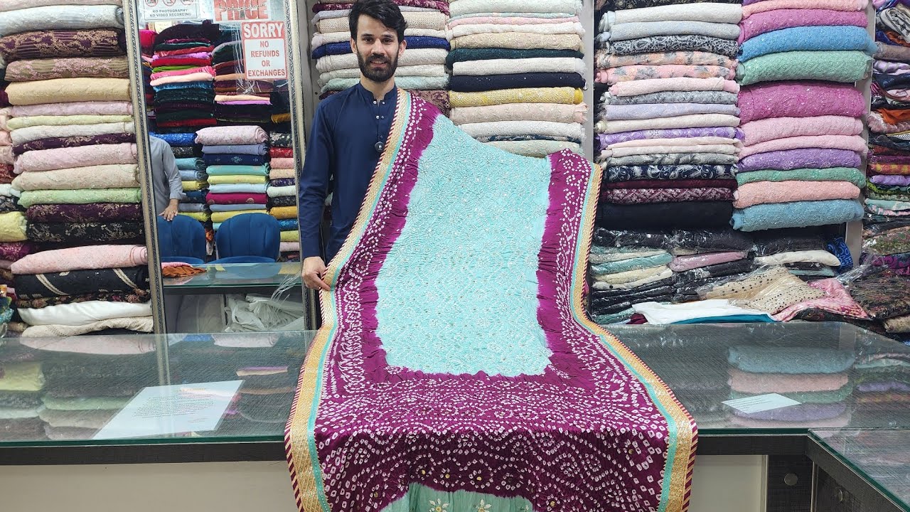 Bandhani Dupatta Kaamdani Mukesh Most Demanding Article oF Sana Fabrics |New Arrivals