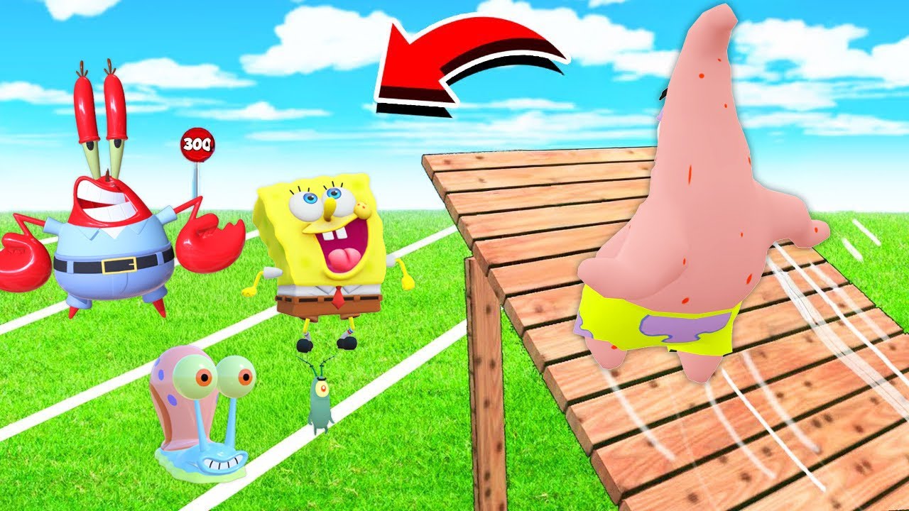 ¿Qué PERSONAJE de BOB ESPONJA Tiene el MEJOR Salto? 😱