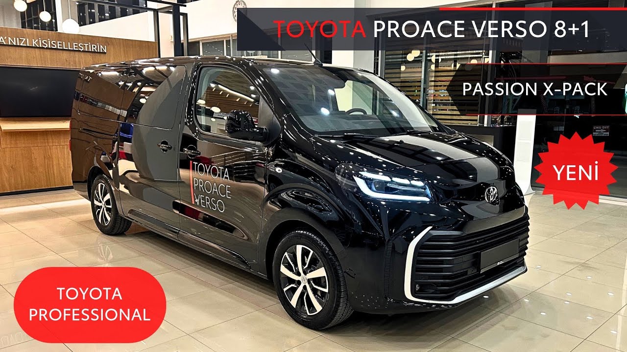 Yeni Toyota Proace Verso 8+1 Passion X-Pack | Toyota Boranlar