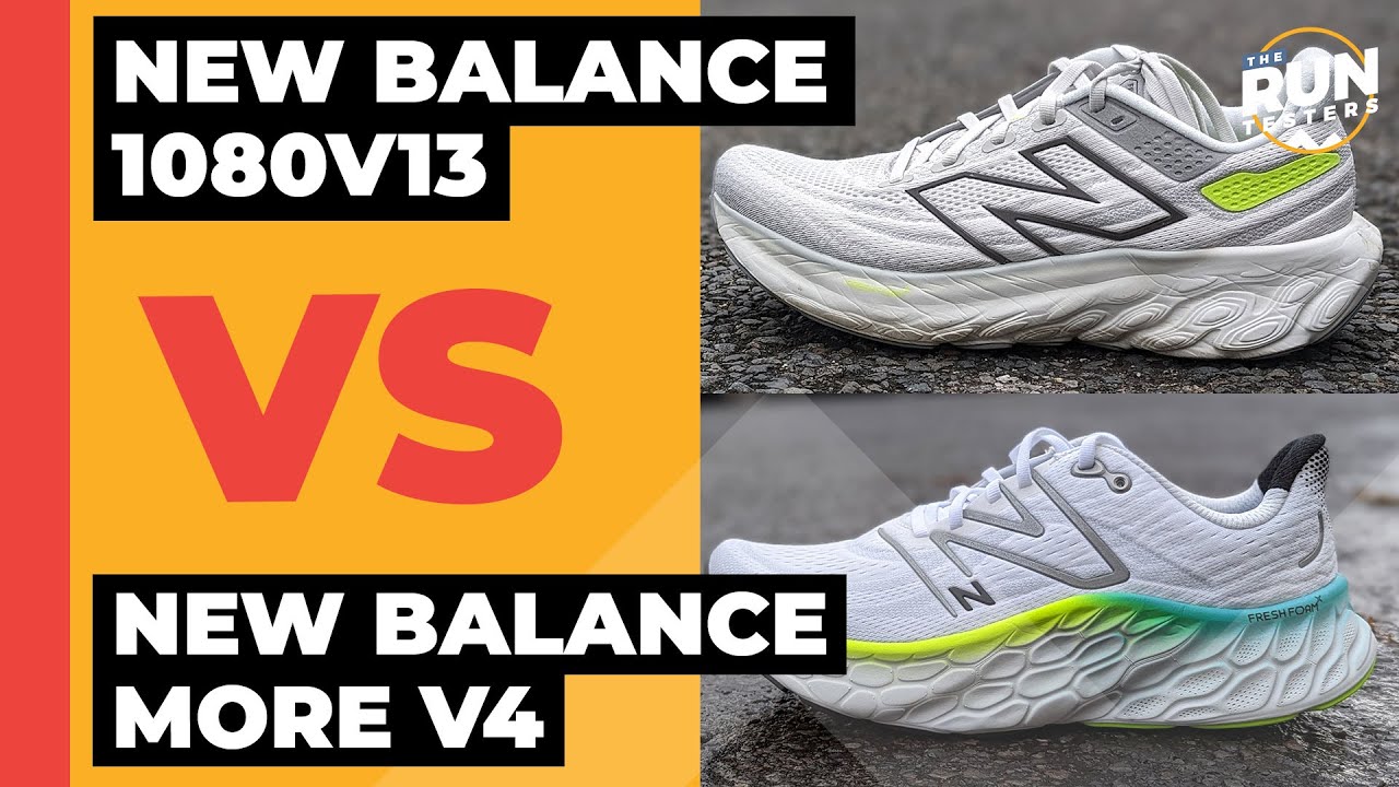 New Balance Fresh Foam 1080v13 против New Balance More V4 | Какие кроссовки с амортизацией выбрать?
