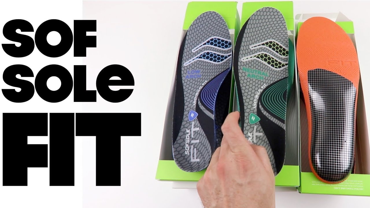 Sof Sole  FIT Series Insoles | The Boot Guy Reviews