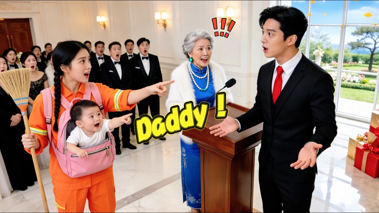 แม่ซีอีโอไม่พอใจของขวัญทุกชิ้น จู่ ๆ เด็กโผล่จากกระเป๋าสาวทำความสะอาด เรียกซีอีโอว่าพ่อ!💫💫