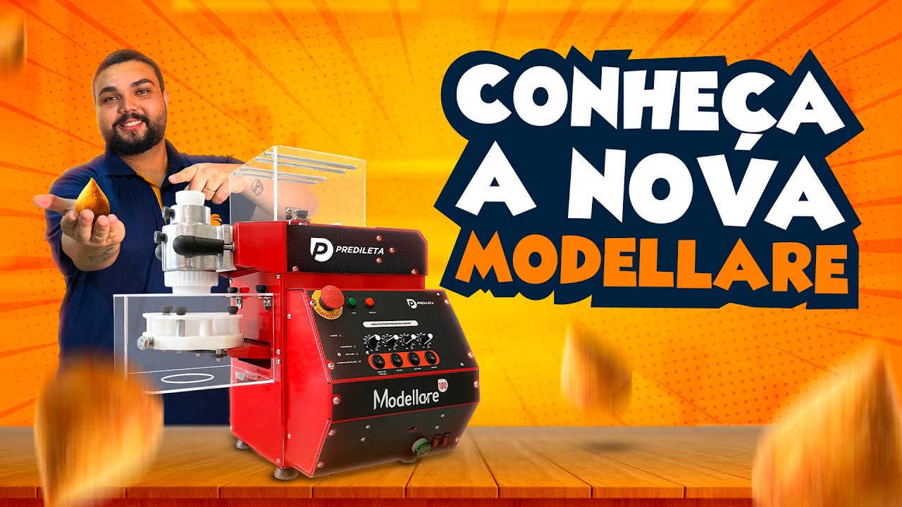 Conheça a NOVA MODELLARE, a máquina de fazer salgados e doces da Linha Predileta - Interlaser