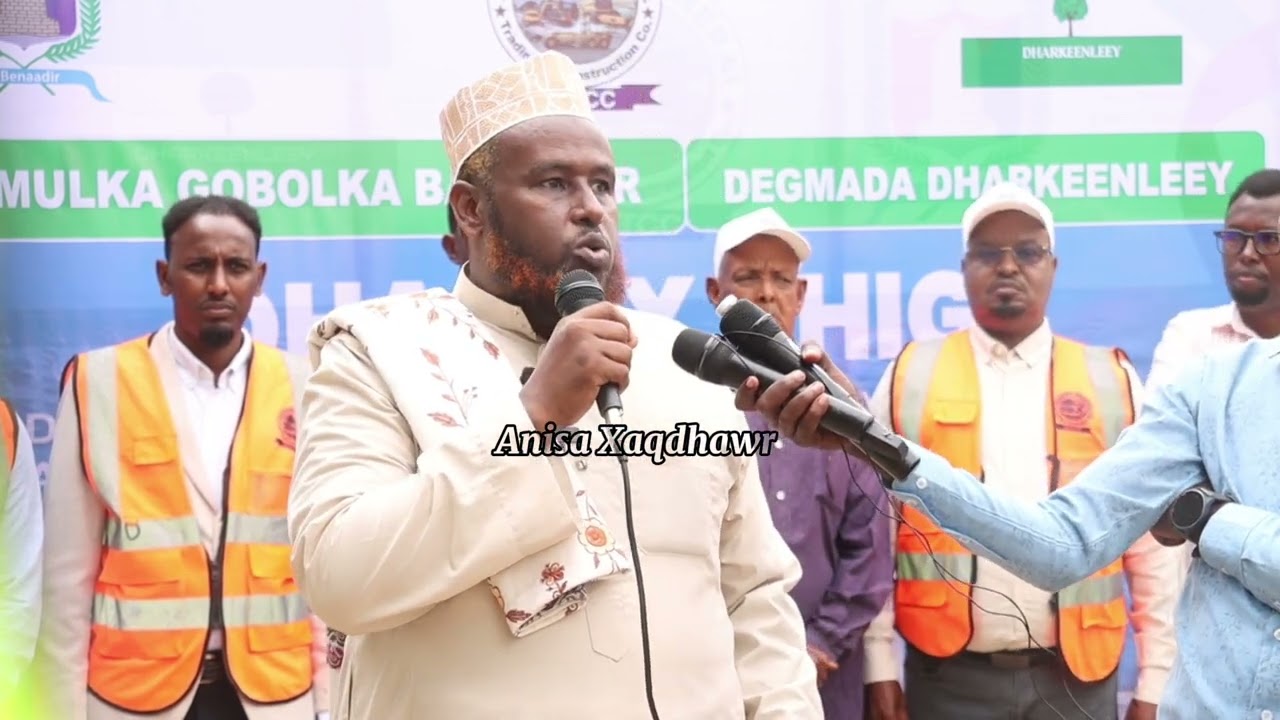 Degmada Dharkeenleey oo laga dhagax dhigay 16 wado oo cusub.