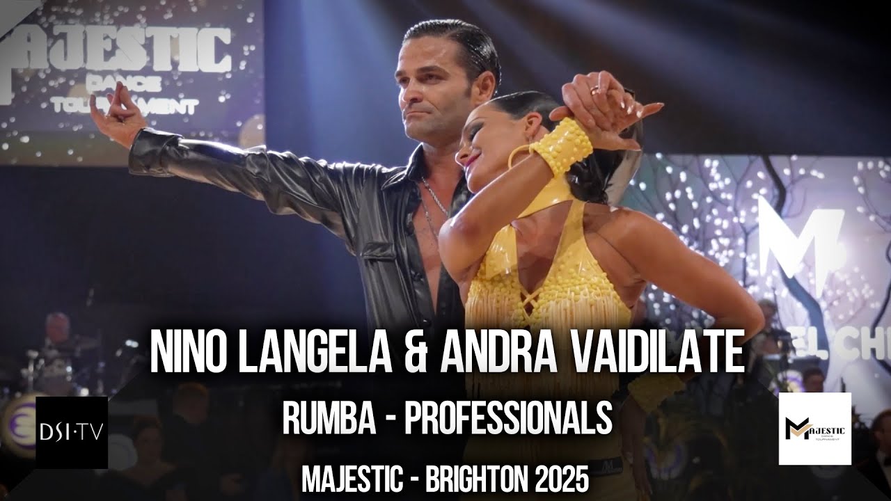 # Rumba | Nino Langela & Andra Vaidilate | Professionals | Majestic 2025 | Brighton