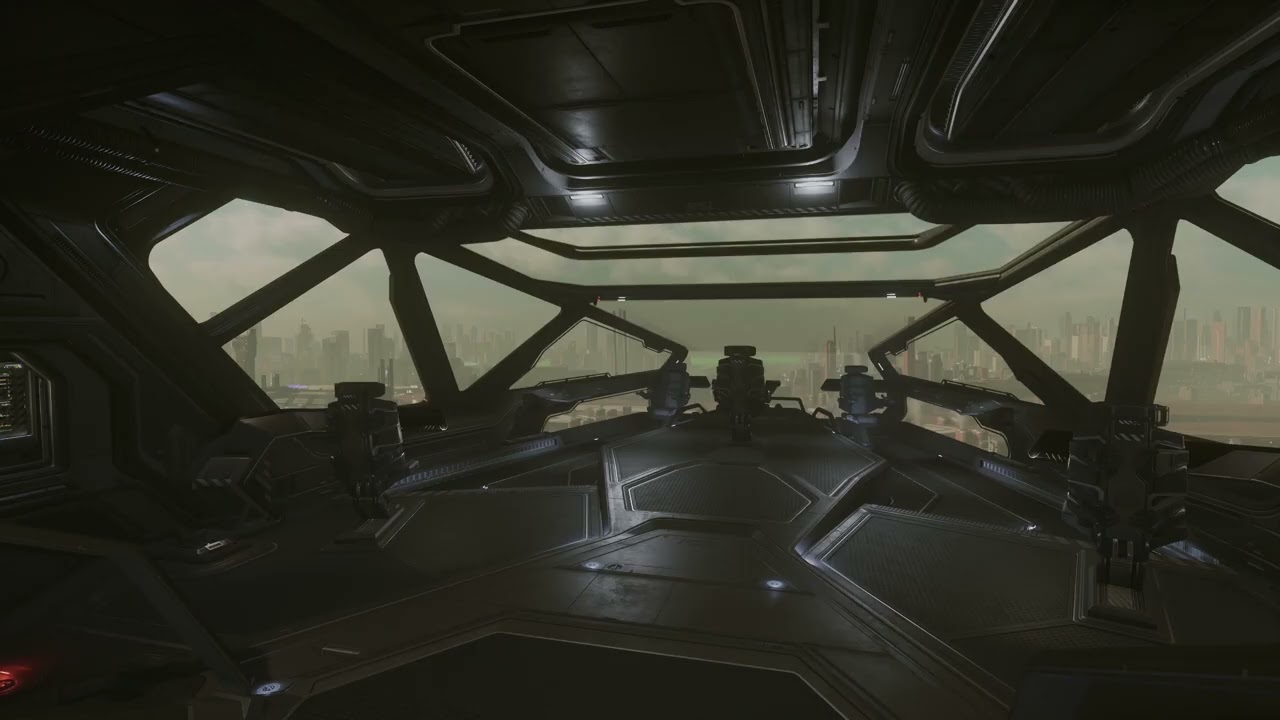 Star Citizen 4K | RSI Polaris | Capital Ship Interior Ambience (No Music / No Voice)