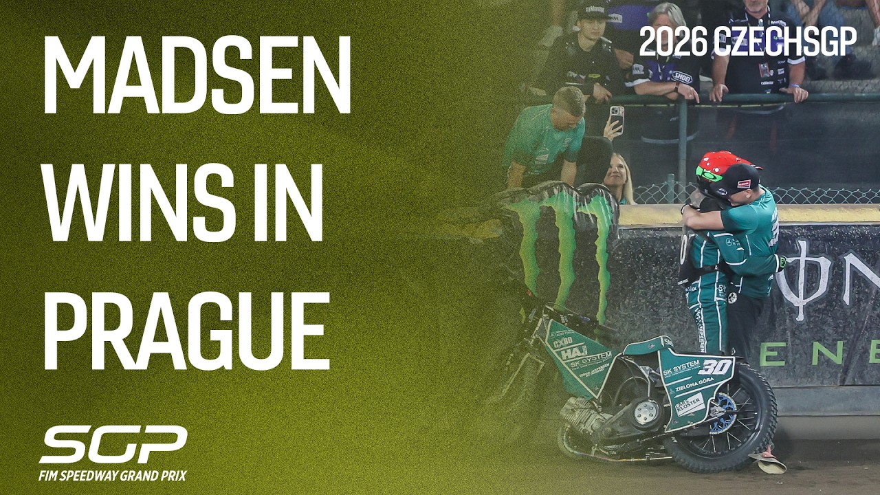 Leon Madsen WYGRYWA w Pradze | 2026 CzechSGP | FIM Speedway Grand Prix