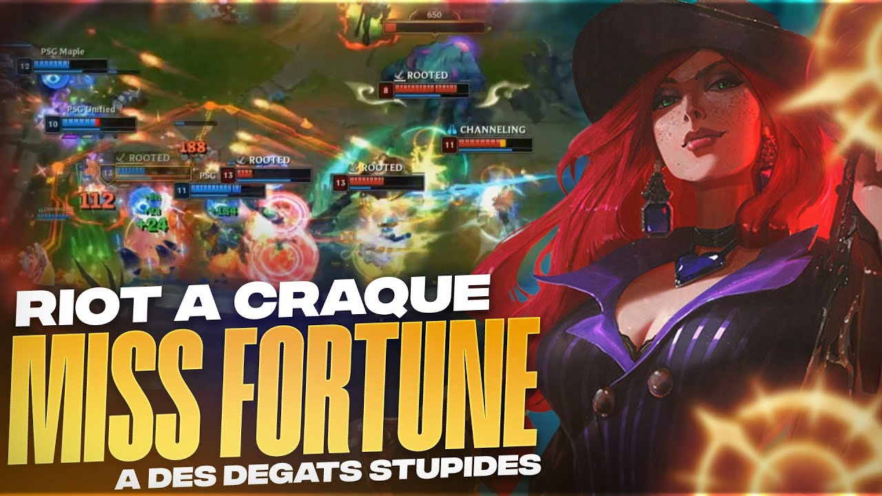 RIOT A COMPLETEMENT CRAQUE AVEC LE UP DE MISS FORTUNE ! LES DEGATS SONT STUPIDES ! (Ft @Frappii)
