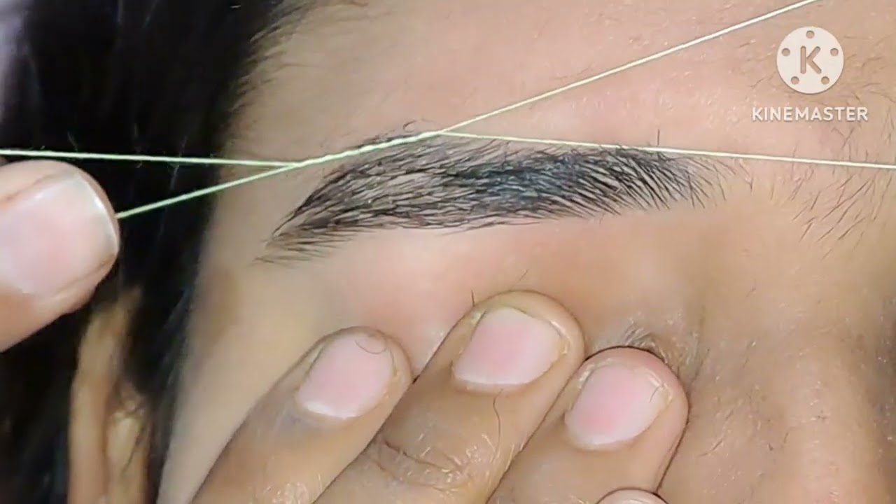 Eyebrow Threading Tutorial for beginners / Beauty with Neelam