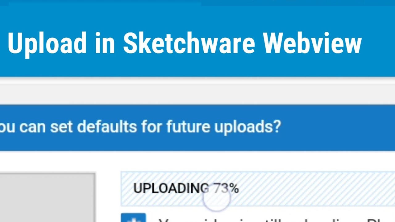 How to Upload in Webview from Sketchware