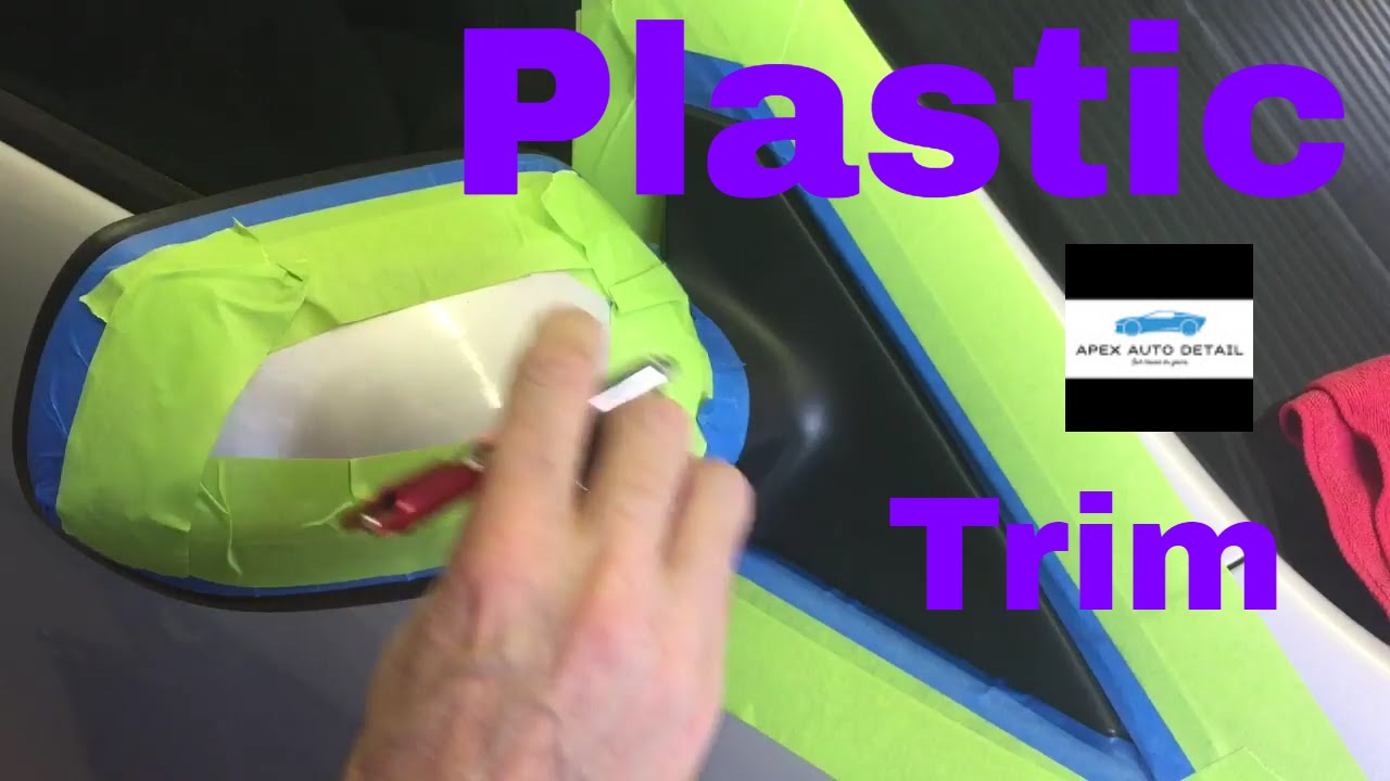 How to restore plastic trim like a PRO!!!  With Black Pearl trim and tire armour!!