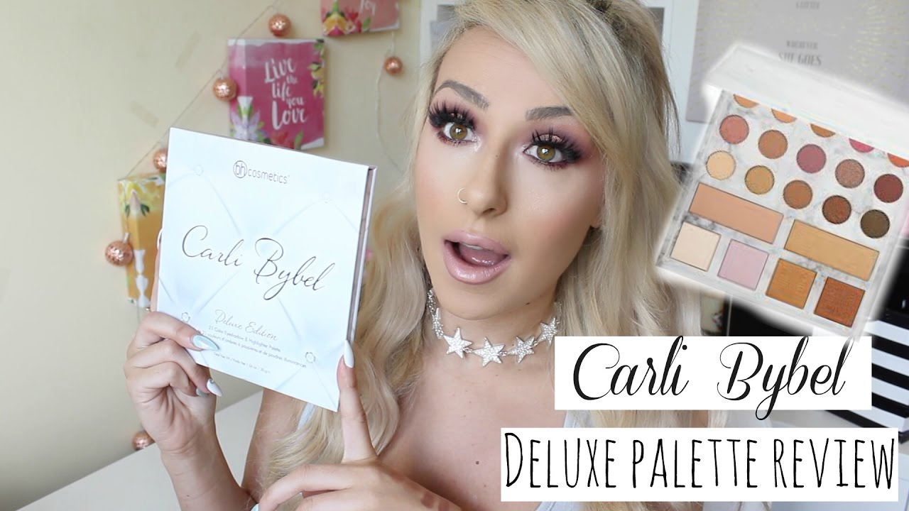 NEW BH Cosmetics Carli Bybel deluxe Palette Tutorial and Swatches, is it worth it? | DramaticMAC