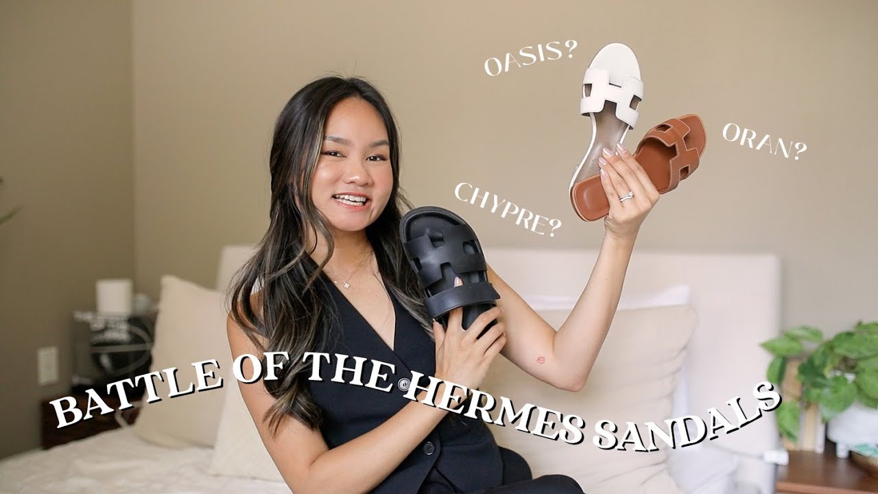 HERMES SANDALS: Oran vs. Oasis vs. Chypre - Which one is the best? | Victoria Hui