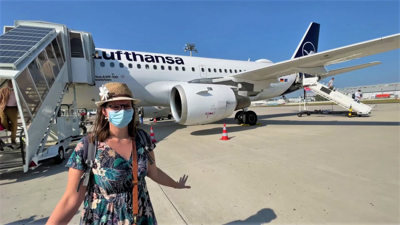 BUSINESS  🇫🇷 Paris CDG - Frankfurt FRA 🇩🇪  + lounge, Lufthansa Airbus A319 [FULL FLIGHT REPORT]