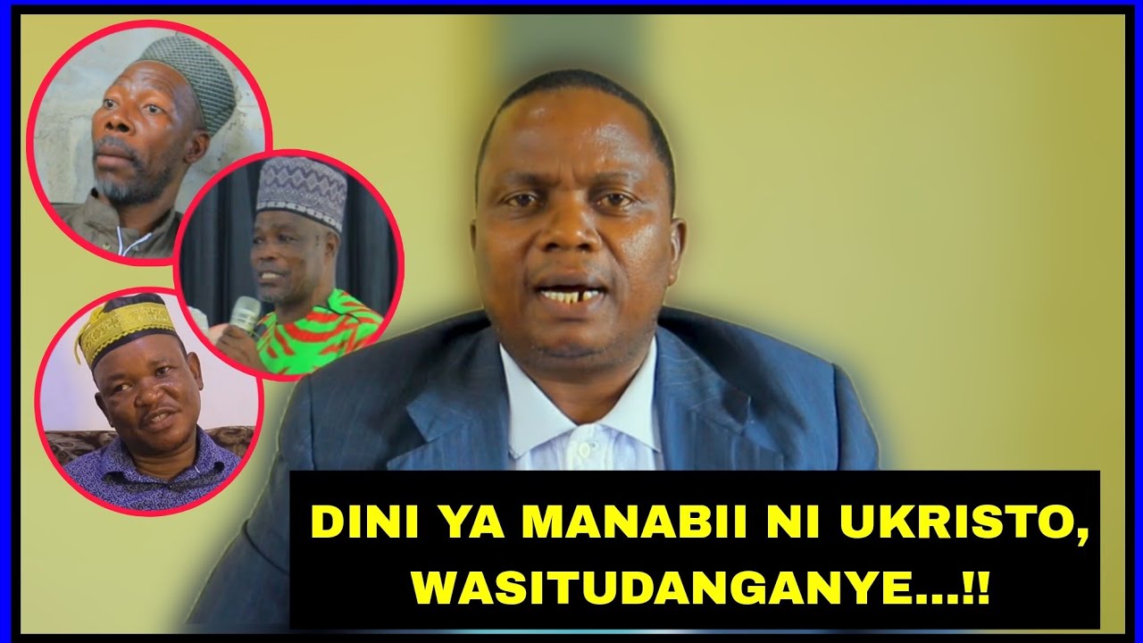 Mch. KYABASHASA APANGUA HOJA ZA UST SHAFII, MAZINGE NA KESEDEE, Uislamu unapinga roho ya YESU kristo