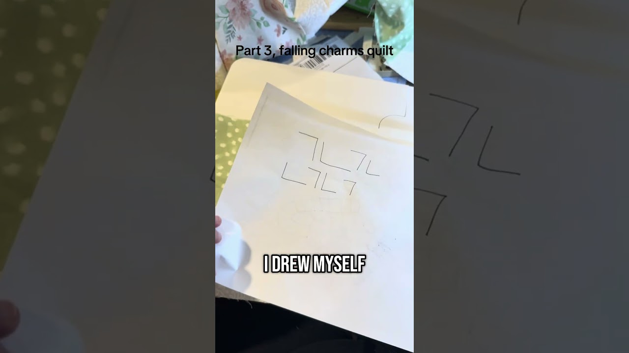 Part 3 of making a Tumbling/Falling Charms quilt.
