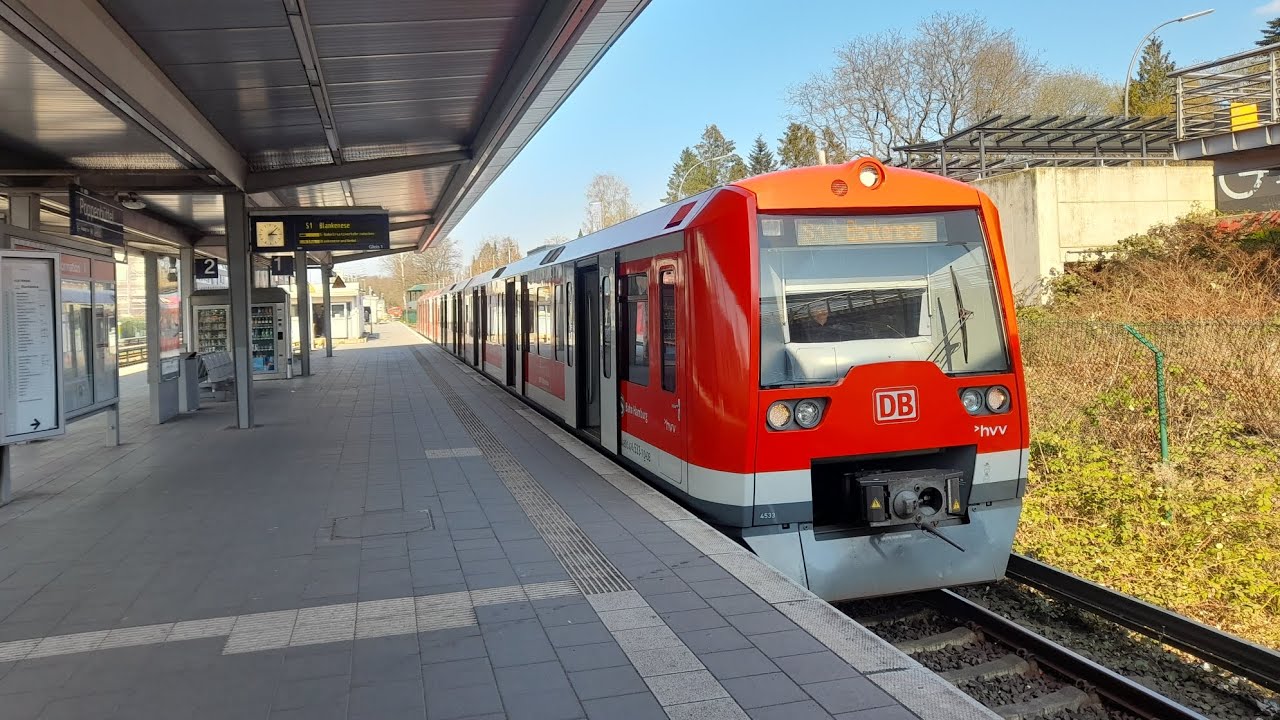 Mitfahrt in der S1 von Ohlsdorf bis Poppenbüttel in der BR 474 PLUS 033-8