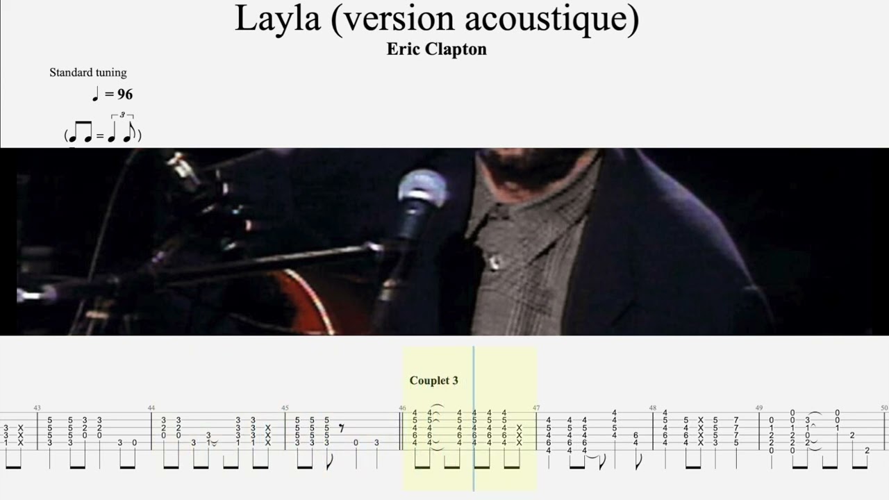Eric Clapton   Layla backing track   HD 1080p