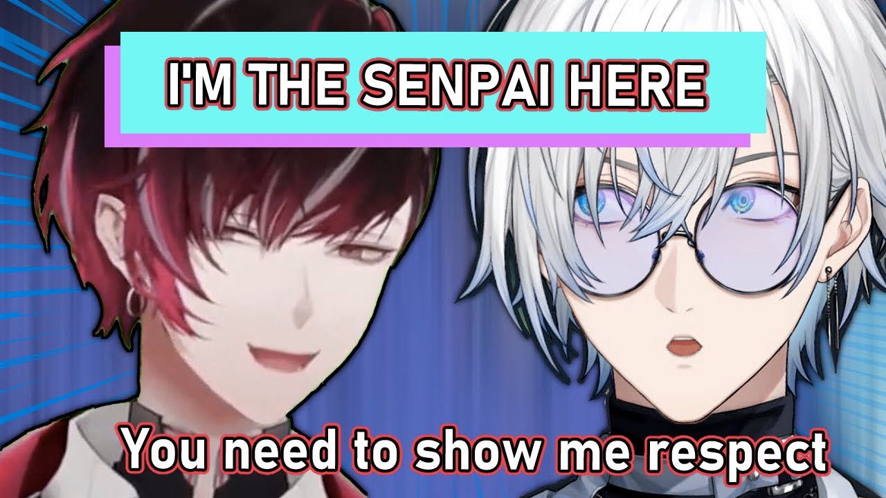 Ver pulling the senpai card on Kaelix at the very start of their collab