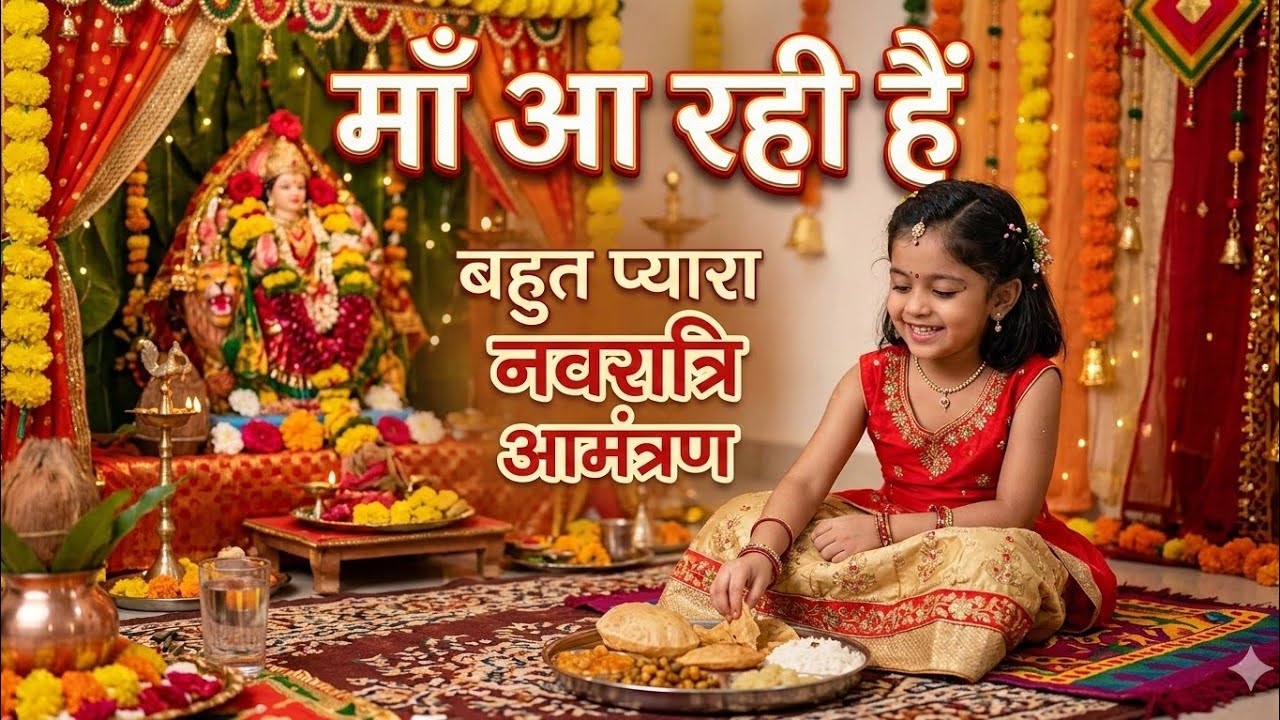 पधारो माँ पधारो माँ 🙏 Navratri Special Bhajan | इस नवरात्रि हमारे अंगना