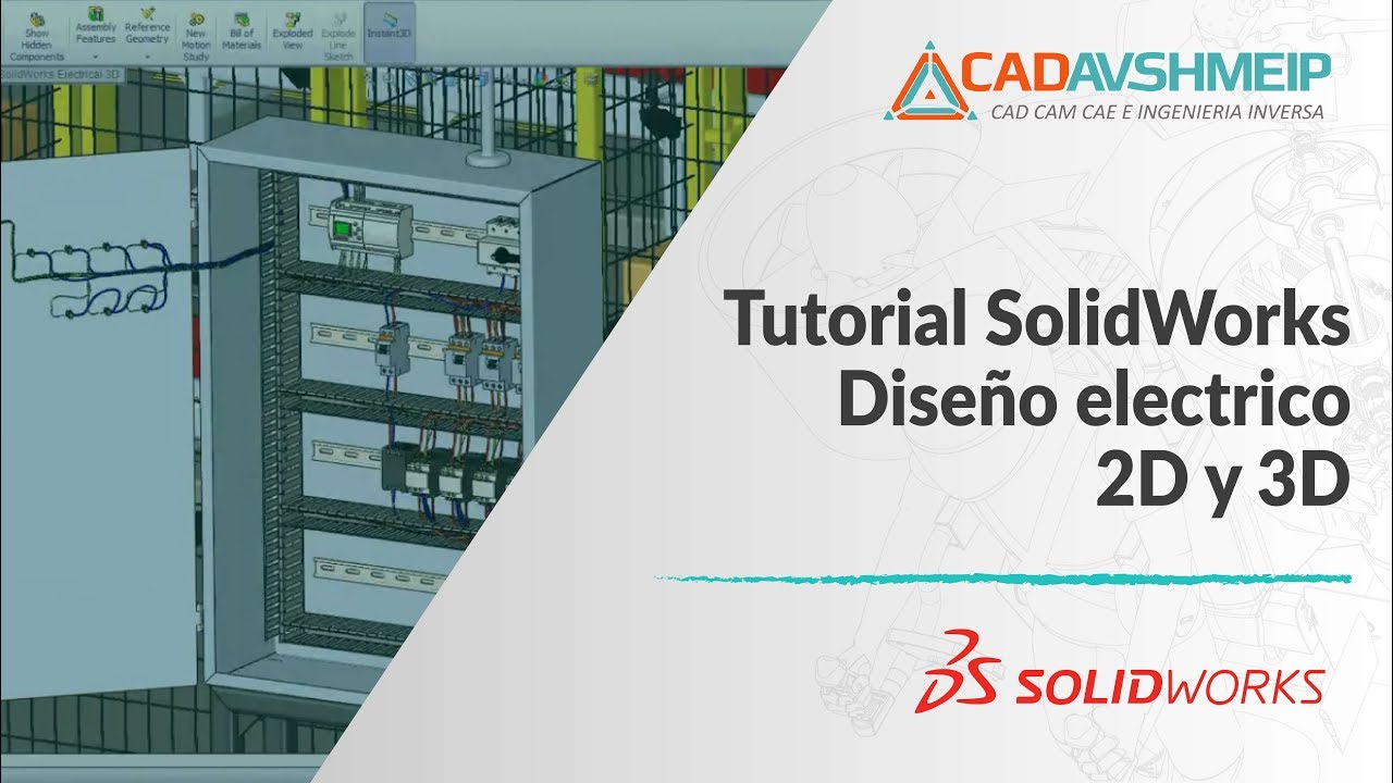 Tutorial SolidWorks: Diseño eléctrico 2D y 3D con SolidWorks | SolidWorks México