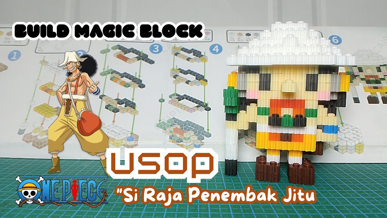 UNBOXING AND BUILD MAGIC BLOCK || SMY 82150 USOP ONE PIECE CHARACTER BLOCK