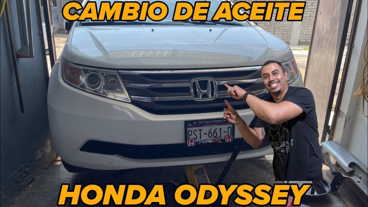 COMO HACERLE EL CAMBIO DE ACEITE A UNA HONDA ODYSSEY DEL 2010-2017, CAMBIO ACEITE HONDA ODYSSEY 2012