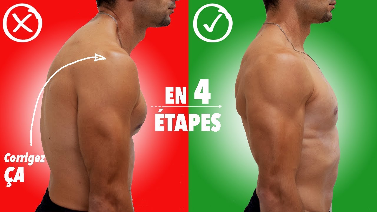 En FINIR avec le Dos Arrondi et les Épaules Tombantes (15 MINUTES par Jour !)