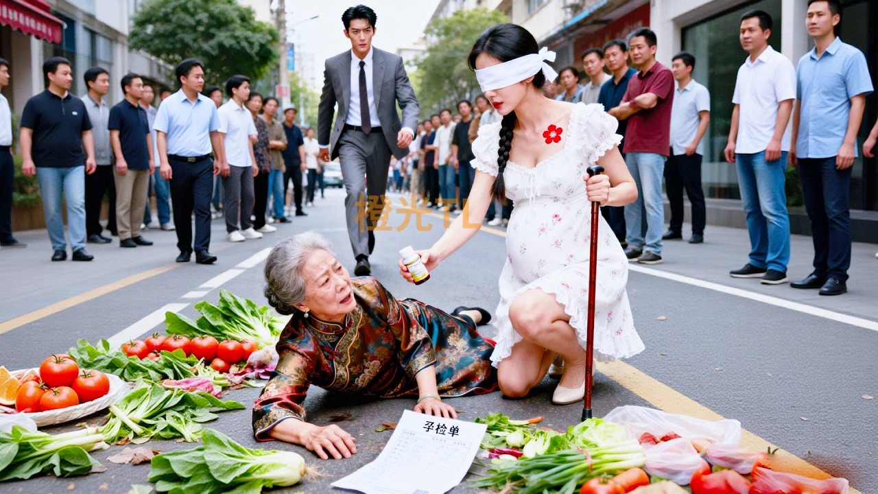 盲女給摔倒老太遞了瓶藥，竟被選中當孫媳，總裁嫌她是孕婦，直到看見胎記才意識到自己是孩子的爹！#短劇 #甜寵 #瑪麗蘇 #總裁灰姑娘