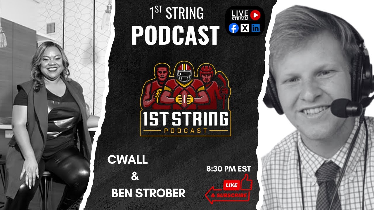 🏈 1st String Podcast LIVE: Commanders, Playoffs & More