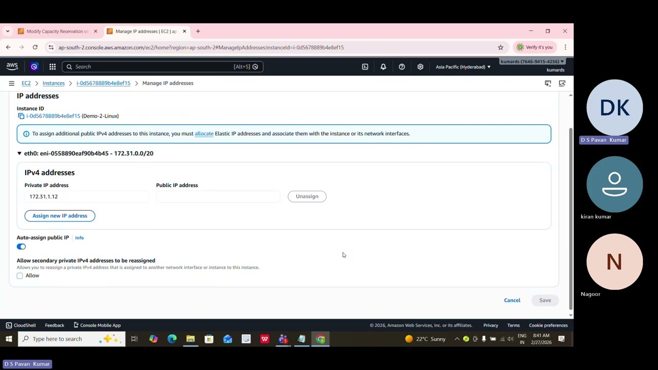Aws real time explanation batch 14