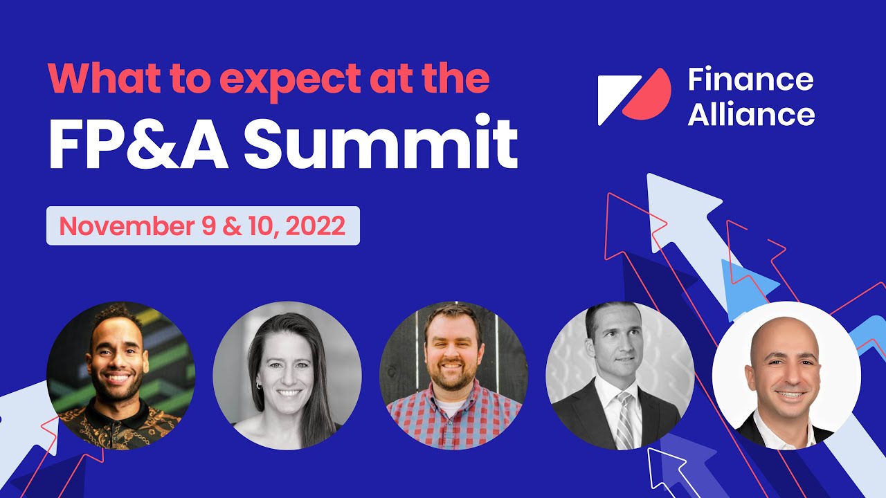 FP&A Summit 2022 | Nov 9 – 10 | Free Virtual Event | Finance Alliance