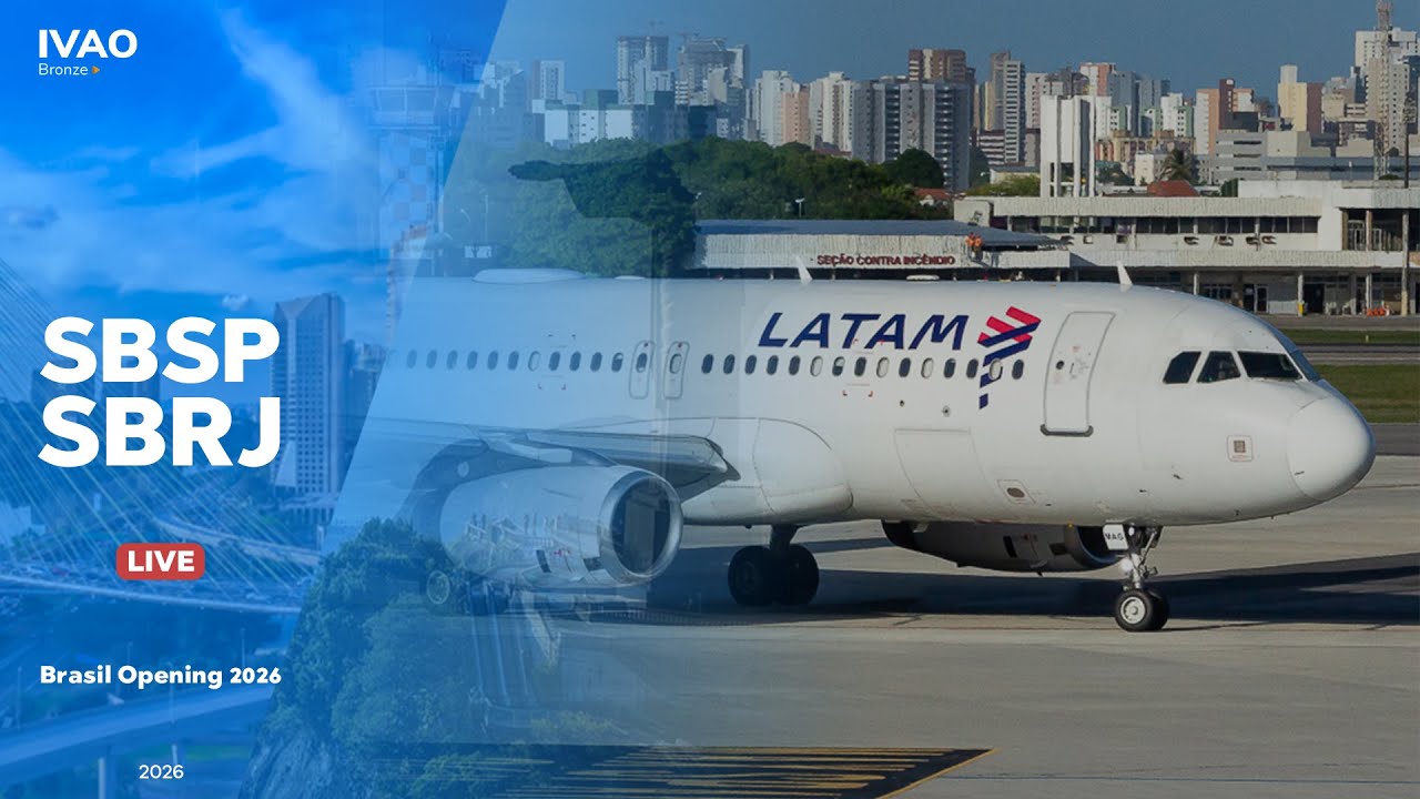 SBSP ✈️ SBRJ | Brasil Opening 2026 | IVAO