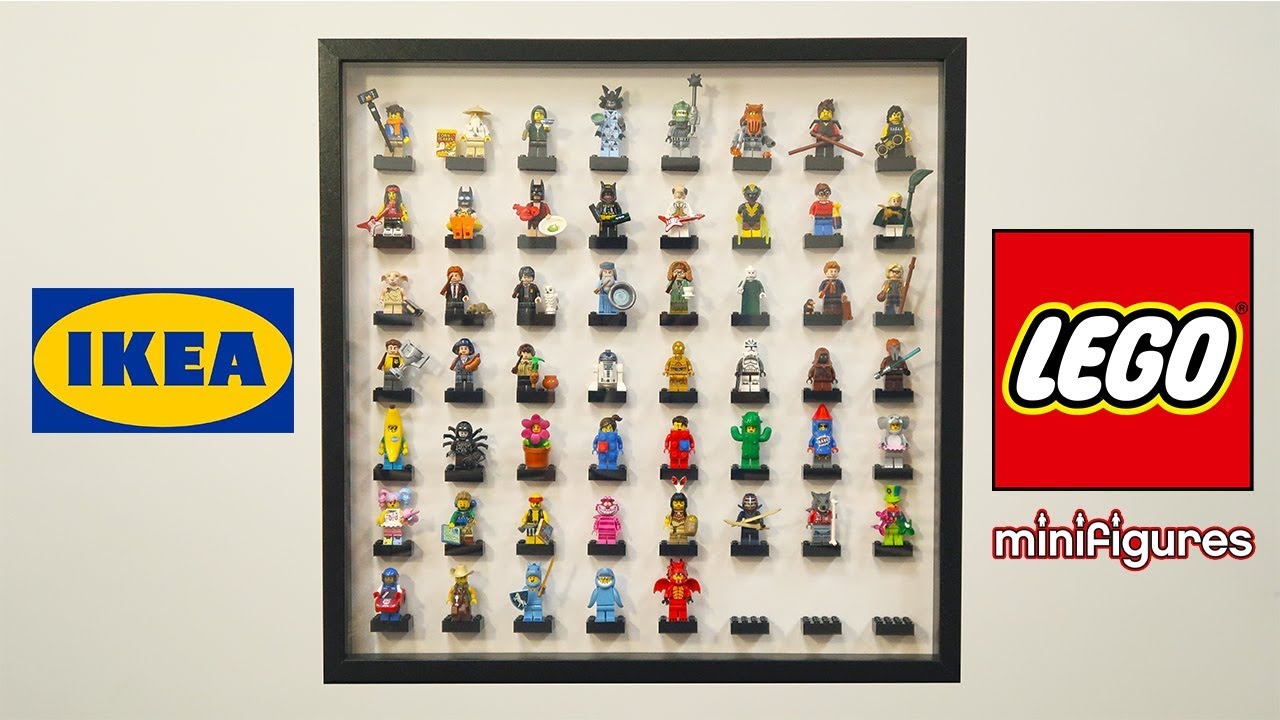 【DIY】用相框打造樂高人偶展示窗│IKEA frame LEGO minifigure display and storage
