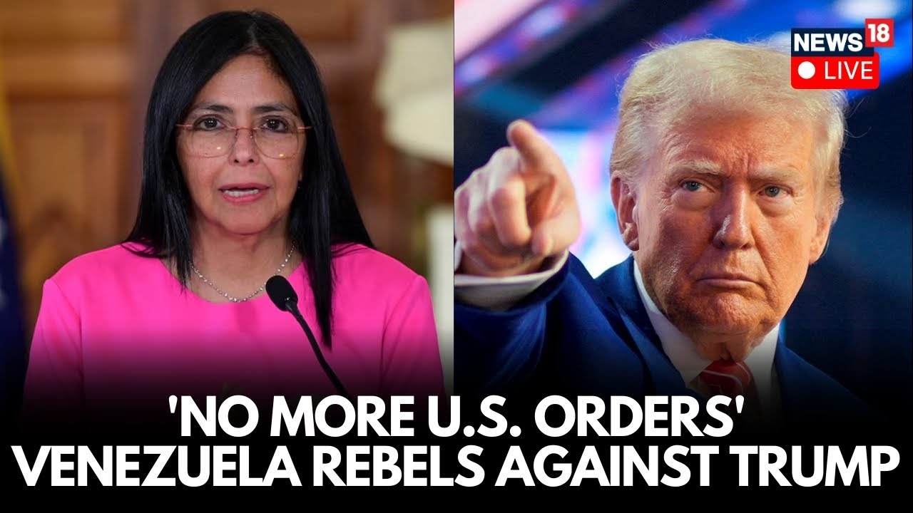 Trump-Venezuela | Venezuela Defies Trump As Working Prez Delcy Rodriguez Delivers Key Address LIVE