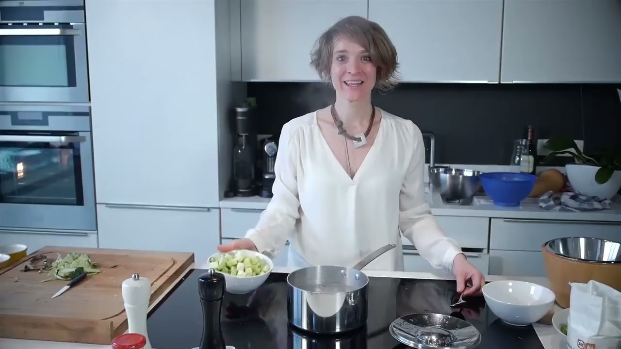Soufflé de pieds de brocoli qu'on va pas jeter quand même