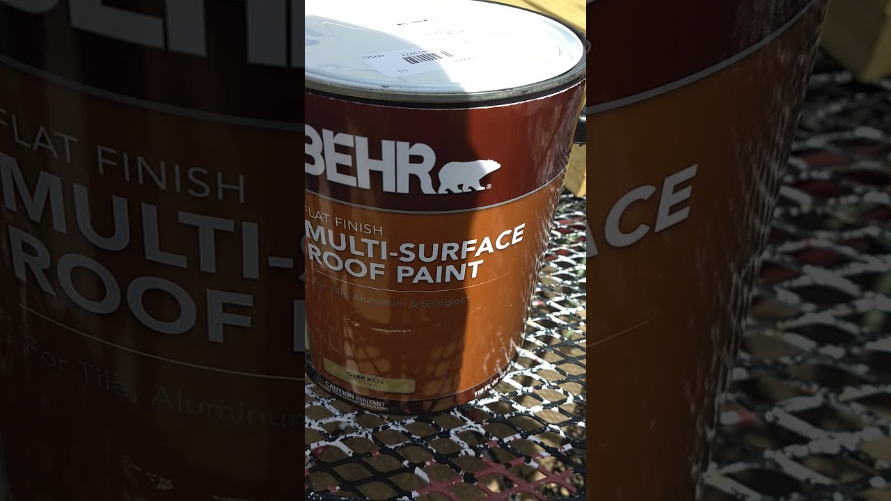 Painting shingles!  Roof paint review.