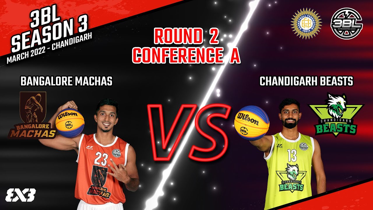 Match 1: Bangalore Machas vs Chandigarh Beasts - 3BL S03 R02 A