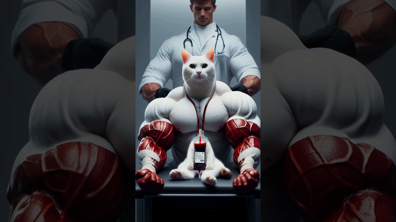 The cat donated blood for the patients /##cat #cute #love #viral #short #video #kitty #kittycat